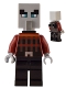 Minifig No: min124  Name: Illager (Pillager) - Black Neck Bracket and Tile with Clip