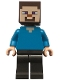 Minifig No: min200  Name: Steve (Light Nougat) - Pearl Dark Gray Legs