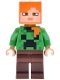 Minifig No: min233  Name: Alex - Holiday Creeper Sweater