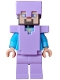 Minifig No: min279 Name: Steve (Nougat) - Medium Lavender Legs, Helmet and Armor Minifig No: min279 Name: Steve (Nougat) - Medium Lavender Legs, Helmet and Armor