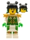 Minifig No: mk042  Name: Mei - Dragon Armor Suit, Pearl Gold Shoulder Pads, Hair