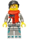 Minifig No: mk162  Name: Mr. Tang - White Jacket, Flat Silver Legs