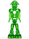 Minifig No: mm001  Name: Mars Mission Alien with Marbled Glow In Dark Torso