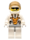 Minifig No: mm004  Name: Mars Mission Astronaut with Helmet and Sunglasses, Smirk, and Headset