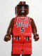 Minifig No: nba021  Name: NBA Jalen Rose, Chicago Bulls #5