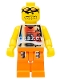 Lot ID: 388104523  Minifig No: nba033  Name: Basketball Street Player, Tan Torso and Orange Legs