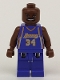 Minifig No: nba034  Name: NBA Shaquille O'Neal, Los Angeles Lakers #34 (Road Uniform)