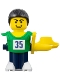 Minifig No: nba058s  Name: McDonald's Sports Basketball Player - Green Torso and Dark Blue Base with Stickers