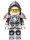 Minifig No: nex001  Name: Lance Richmond - Flat Silver Visor and Armor