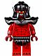Minifig No: nex012  Name: Crust Smasher - Bare Chest, Red Legs, Black Shoulder Pads Armor