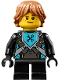 Minifig No: nex101  Name: Robin Underwood - Hair, without Shoulder Armor