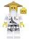 Minifig No: njo0064 Name: Wu Sensei - Pearl Gold Hat Minifig No: njo0064 Name: Wu Sensei - Pearl Gold Hat