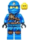 Minifig No: njo0128 Name: Jay (Jungle Robe) - Tournament of Elements Minifig No: njo0128 Name: Jay (Jungle Robe) - Tournament of Elements
