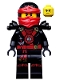 Minifig No: njo0153  Name: Kai (Deepstone Armor) - Possession, Shoulder Armor, Wrap