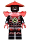 Lego part: Stone Army Swordsman - Red Face
