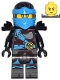Lego part: Nya - The Hands of Time, Black Armor, Dual Sided Head