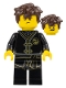 Minifig No: njo0448  Name: Jay - Dark Brown Hair