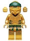 Minifig No: njo0499  Name: Lloyd (Golden Ninja) - Legacy, Pearl Gold Head