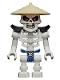 Minifig No: njo0642  Name: Wyplash (Skulkin) - Legacy, Angular Rib Cage, Open Mouth, Shoulder Pads