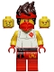 Minifig No: njo0643  Name: Kai - Legacy, White Shirt