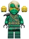 Minifig No: njo0682  Name: Lloyd - The Island, Mask and Hair with Bandana, Armor Shoulder Pad