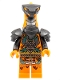 Minifig No: njo0718 Name: Boa Destructor - Breastplate Torso, Pearl Dark Gray Head, Shoulder Pads Minifig No: njo0718 Name: Boa Destructor - Breastplate Torso, Pearl Dark Gray Head, Shoulder Pads