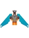Minifig No: njo0737  Name: Boa Destructor - Breastplate Torso, Pearl Dark Gray Head, Jet Pack