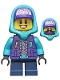 Lego part: Lil' Nelson - Medium Azure Hood