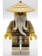 Minifig No: njo0805  Name: Wu Sensei - Legacy, Tan Robe, Braided Ponytail