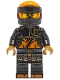 Lego part: Cole - Dragons Rising, Tunic with Large Armor Plates, Head Wrap