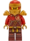 Minifig No: njo0864 Name: Kai - Dragons Rising, Tunic with Large Armor Plates, Red and Pearl Gold Head Wrap, Shoulder Armor Minifig No: njo0864 Name: Kai - Dragons Rising, Tunic with Large Armor Plates, Red and Pearl Gold Head Wrap, Shoulder Armor