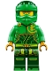 Lego part: Lloyd - Dragons Rising, Tunic with Large Armor Plates, Head Wrap