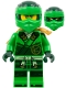 Minifig No: njo0929  Name: Lloyd - Dragons Rising, Tunic, Head Wrap, Scabbard