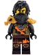 Minifig No: njo0970  Name: Cole - Dragons Rising, Tunic with Strap and Charm, Dragon Shoulder Armor