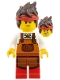Minifig No: njo1008  Name: Kai - Blacksmith, Dark Orange Apron