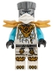 Minifig No: njo1033  Name: Zane - White Mask, Wide Pearl Gold Shoulder Armor