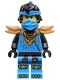 Minifig No: njo1036  Name: Nya - Dragons Rising, Tunic with Dragon Head, Hair, Wide Pearl Gold Shoulder Armor