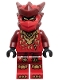 Minifig No: njo1040  Name: Kai - Dragons Rising, Tunic with Dragon Head, Helmet