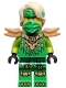Minifig No: njo1041  Name: Lloyd - Dragons Rising, Tunic with Dragon Head, Hair, Wide Pearl Gold Shoulder Armor