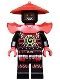 Minifig No: njo222  Name: Stone Army Swordsman - Red Face