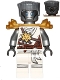 Minifig No: njo306  Name: Zane (Honor Robe) - Day of the Departed, Hair and Pearl Gold Shoulder Armor