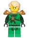 Minifig No: njo307  Name: Lloyd (Honor Robe) - Day of the Departed, Hair, Pearl Gold Shoulder Armor