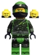 Minifig No: njo481  Name: Lloyd - Hunted, Green Wrap and Neck Bracket