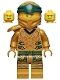 Minifig No: njo654  Name: Lloyd (Golden Ninja), Right Shoulder Armor, Yellow Head - Legacy