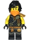 Minifig No: njo909  Name: Cole - Dragons Rising, Tournament Armor, Scabbard