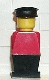 Minifig No: old004  Name: Legoland - Red Torso, Black Legs, Black Hat