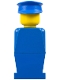 Minifig No: old007  Name: LEGOLAND - Blue Torso, Blue Legs, Blue Hat