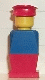 Minifig No: old015  Name: Legoland - Blue Torso, Red Legs, Red Hat