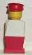 Minifig No: old016  Name: Legoland - White Torso, Red Legs, Red Hat