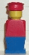 Minifig No: old019  Name: Legoland - Red Torso, Blue Legs, Red Hat